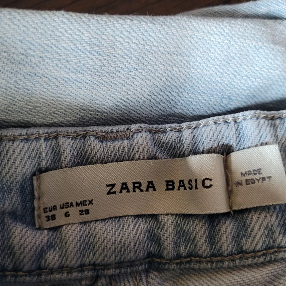 Zara Basic Skinny Leg Light Wash Jeans Size Women's 6 - Picture 10 of 12